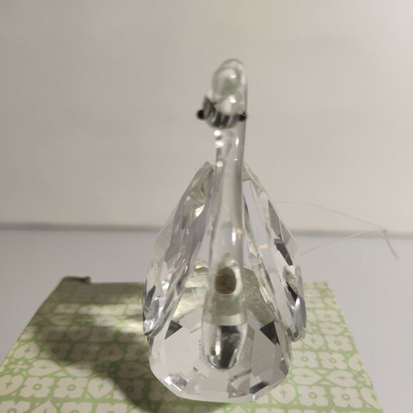 Cut Crystal Ornament Swan Timeless Treasures 27205AMC with Box - Picture 11 of 16